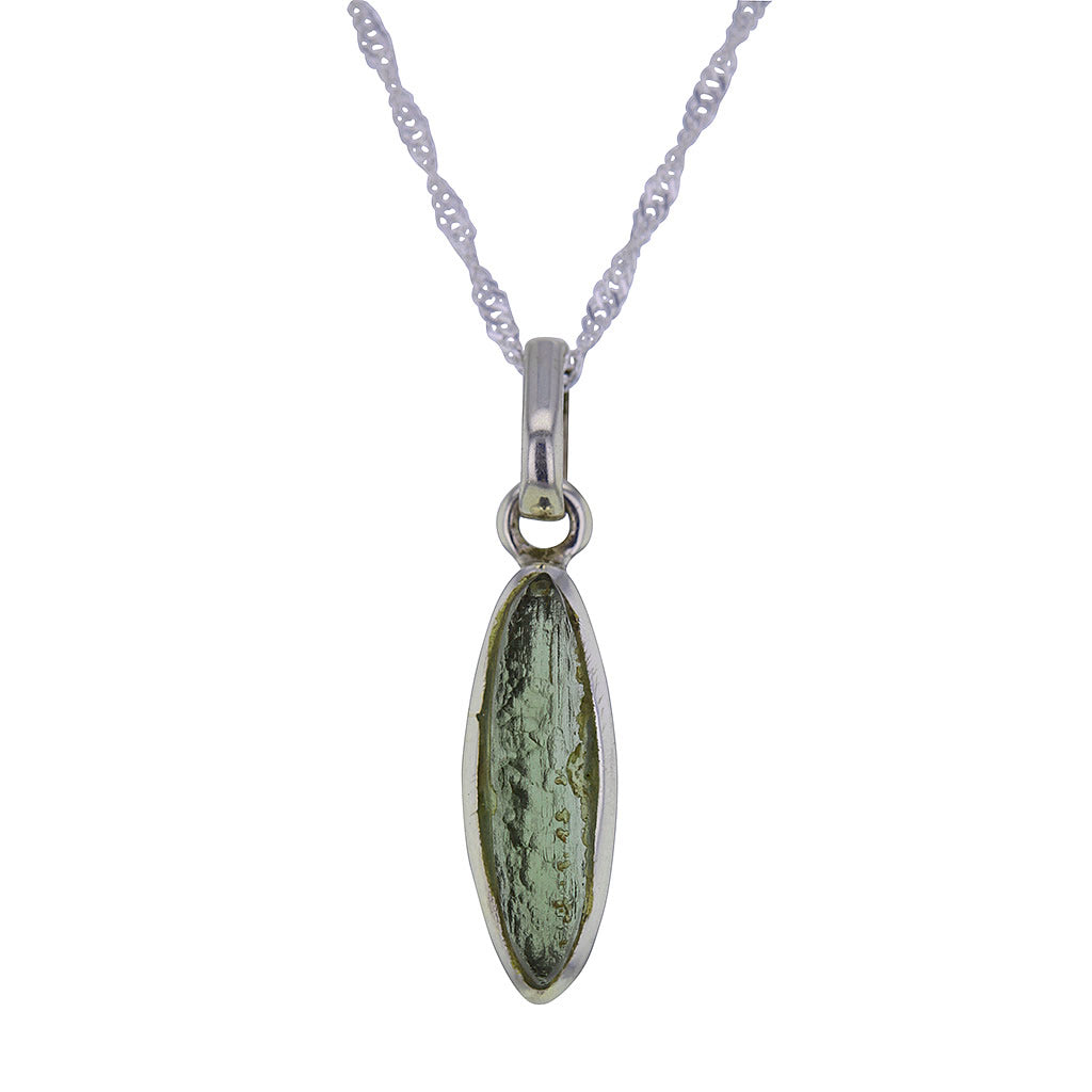 raw moldavite pendant necklace in sterling silver raw-moldavite-pendant-necklace-in-sterling-silver