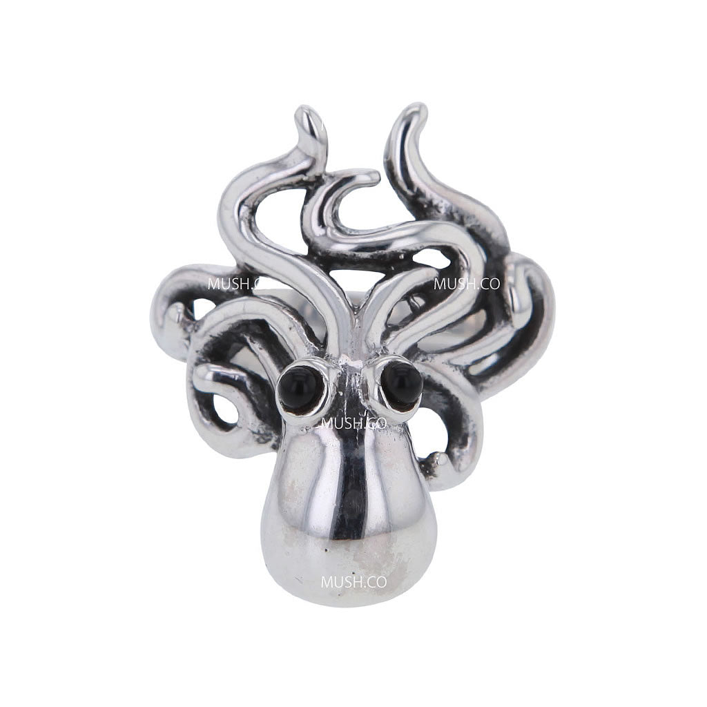 small-octopus-sculpted-sterling-silver-adjustable-ring