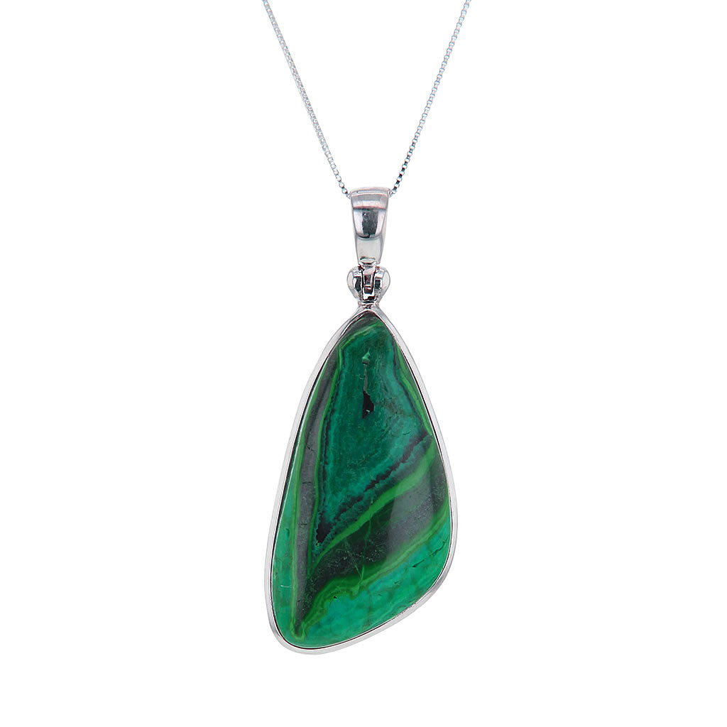 Malachite Pendant Necklace Hollywood