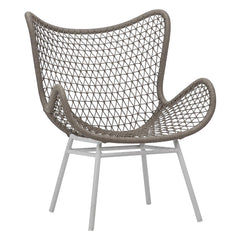 Carmen Outdoor Inddor Aluminum & Poly Rope Chairs PAIR