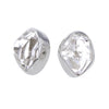 Dutchess Faceted Herkimer Diamond Stud Earrings in Sterling Silver