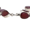 Ruby Link Bracelet in Sterling Silver