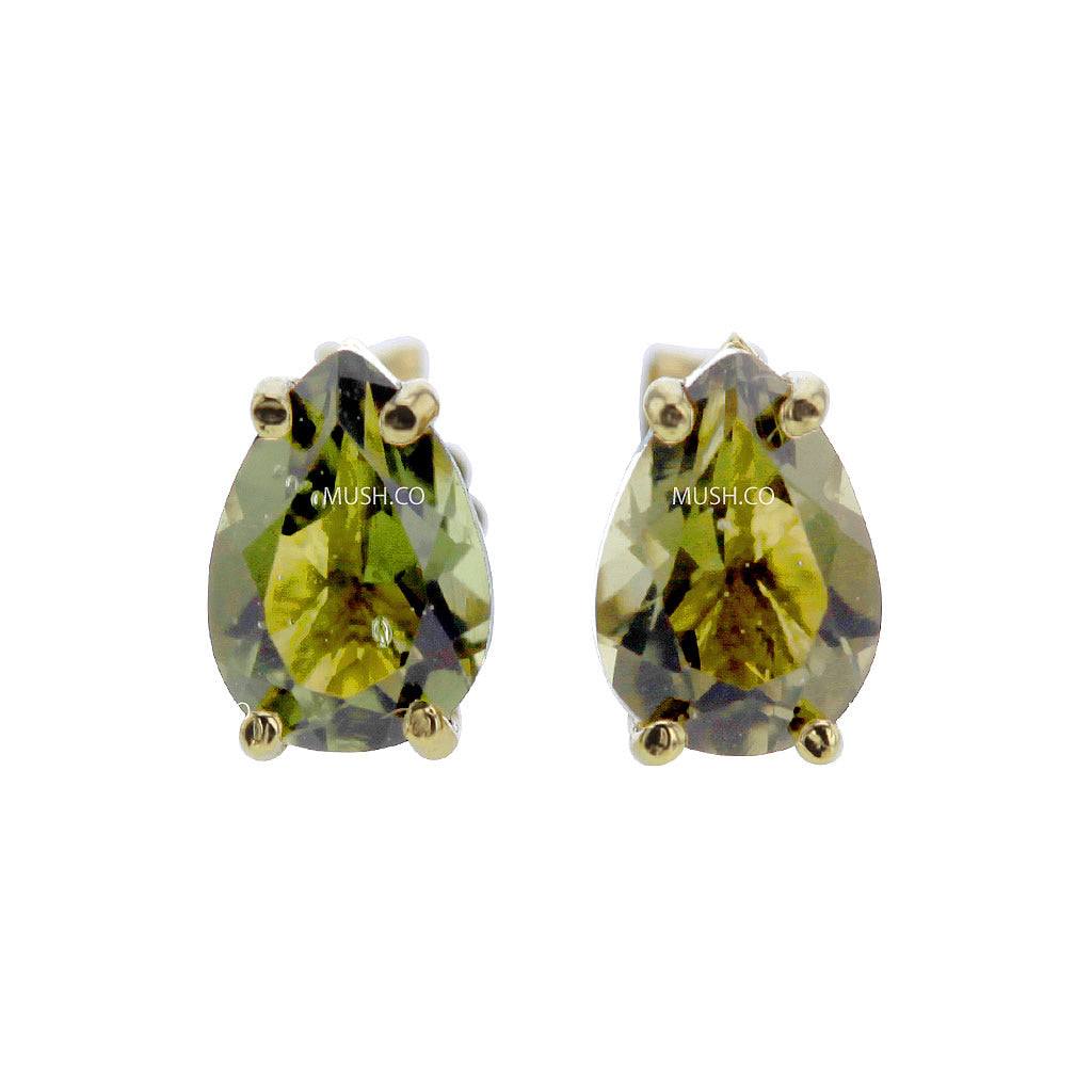 astral-teardrops-moldavite-stud-earrings-in-solid-14k-gold