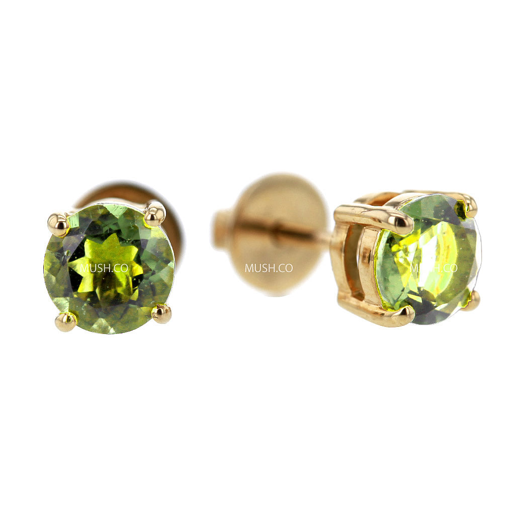 starlight-moldavite-stud-earrings-in-solid-14k-gold