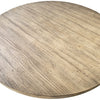 54" Round Dining Table with Distressed Top