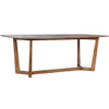 Large Solid Teak Wood Dining Table for Home or Office