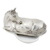 Horse Butter Dish in Sterling Silver Pewter