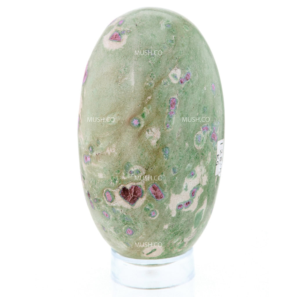 ruby-in-zoisite-oval-egg-sculpture