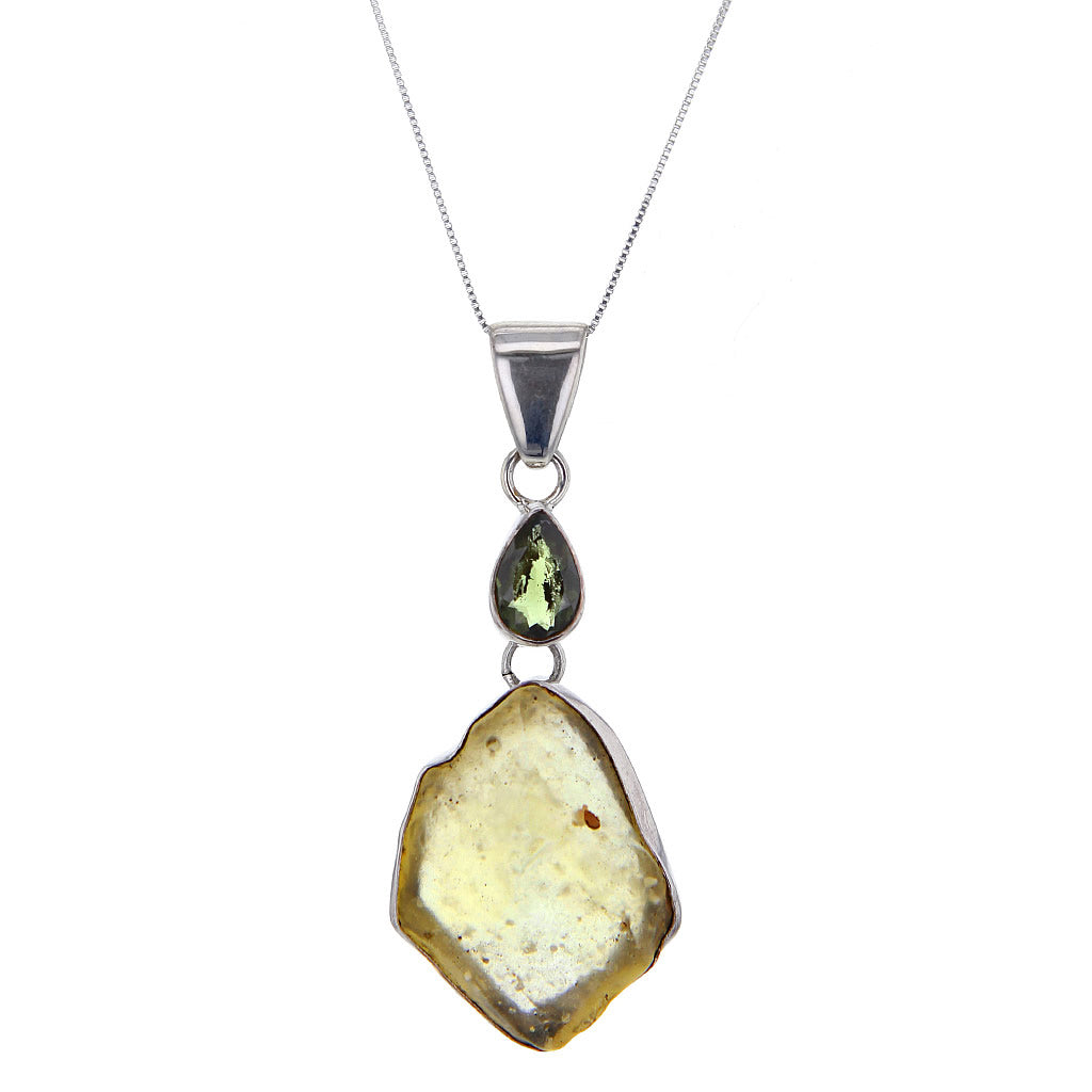 libyan-stone-meteorite-sterling-silver-pendant-necklace