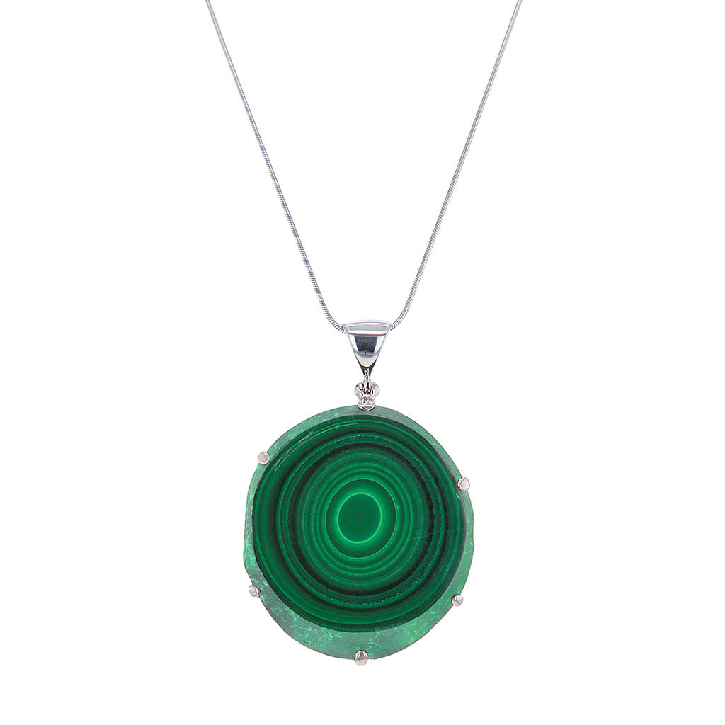 Malachite Slab Pendant Hollywood