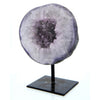Amethyst Druzy Geode Cathedral on Stand SM