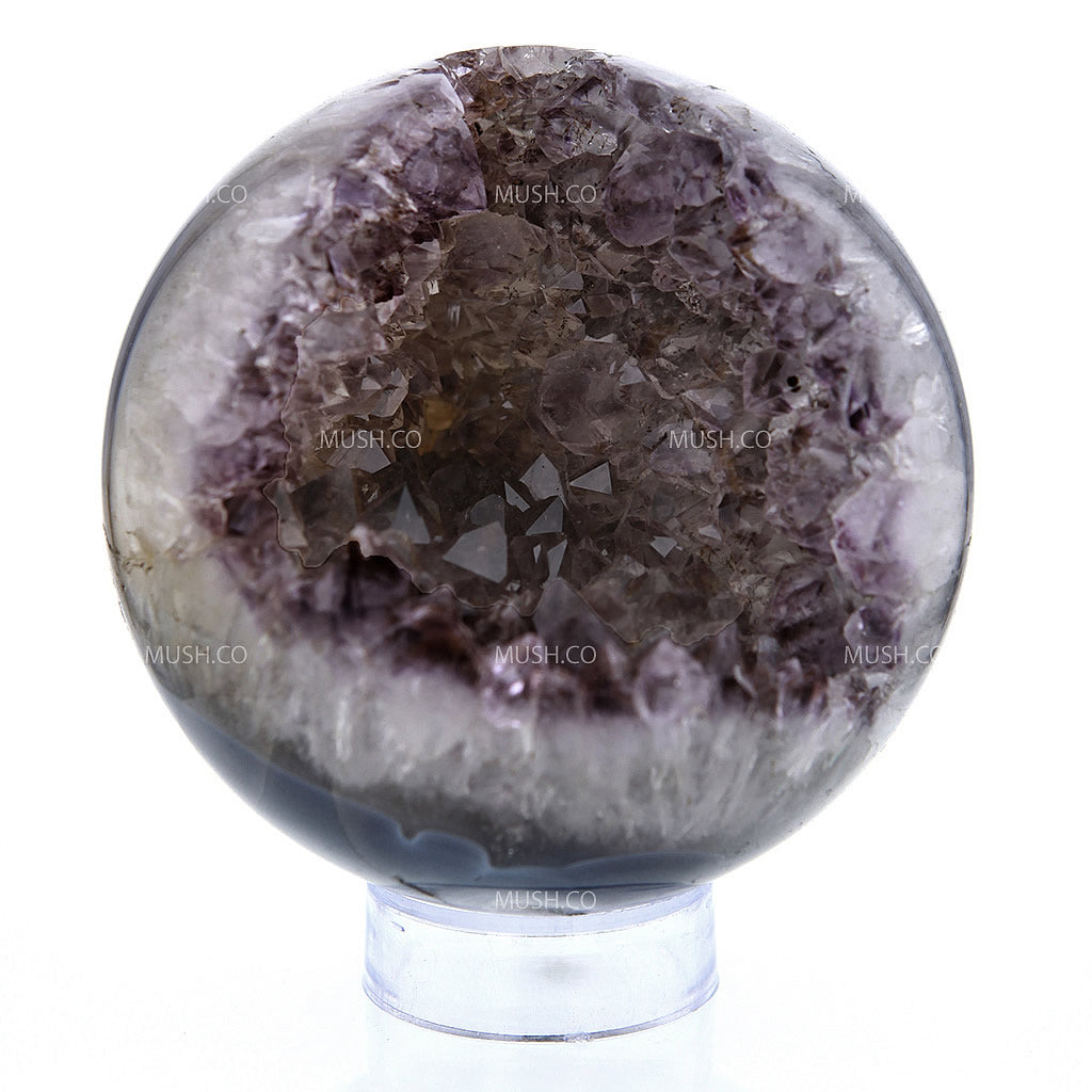 Amethyst Druze Crystal Sphere LG