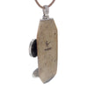 Aqua Terra Jasper Beaded Necklace with Ancient Artifact Fossil & Clarinet Piece