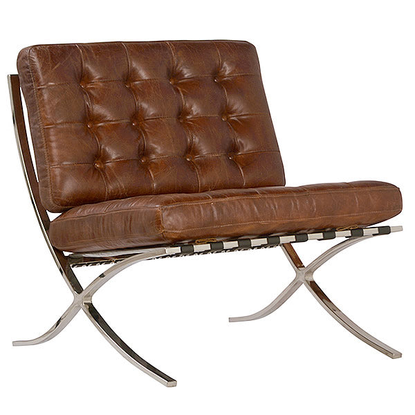 Barcelona Classic Mid Century Occasional Chair by Van der Rohe Hollywood