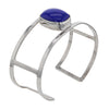 Cabochon Lapis Lazuli Sterling Silver Cuff Bracelet