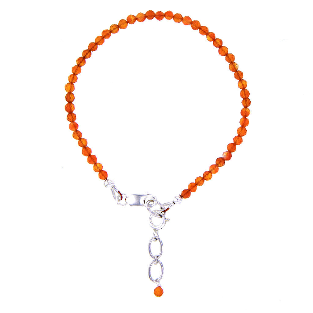 carnelian-microbead-bracelet