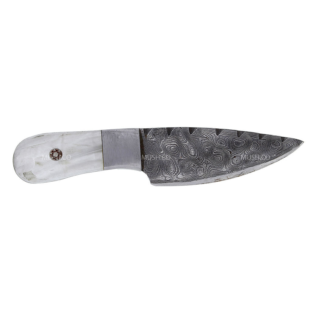 Custom Built 416 Layer Hi Carbon Damascus Blade Knife with Mother of Pearl Handle Hollywood