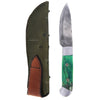 Custom Built 416 Layer Hi Carbon Damascus Blade Knife with Camel Bone Handle