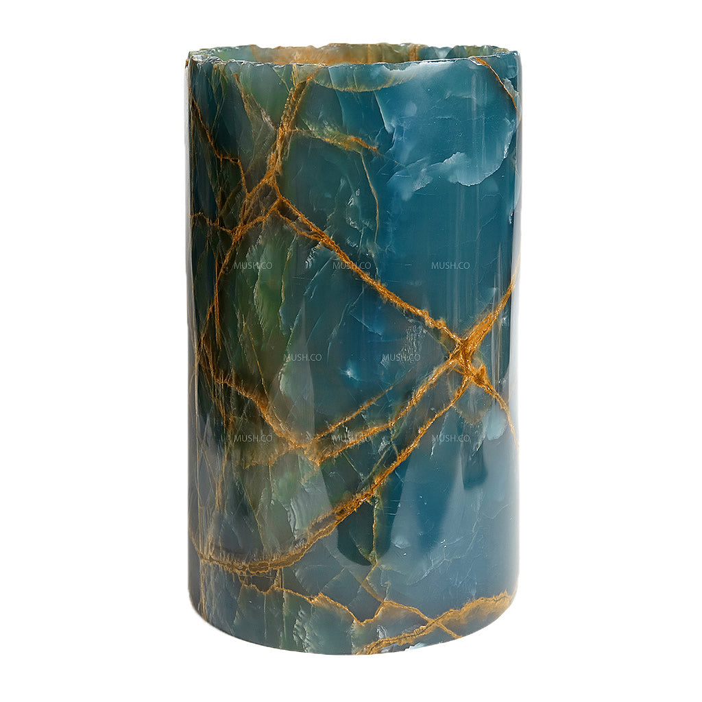 stunning-one-of-a-kind-carved-cylinrical-blue-onyx-lamp