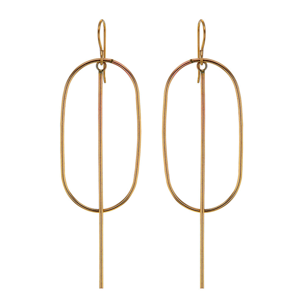 14K Gold Filled Sterling Silver Casual Hoops Hollywood
