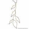 Withered Leaves Italian Designer Necklace in Partially Oxidized Brass