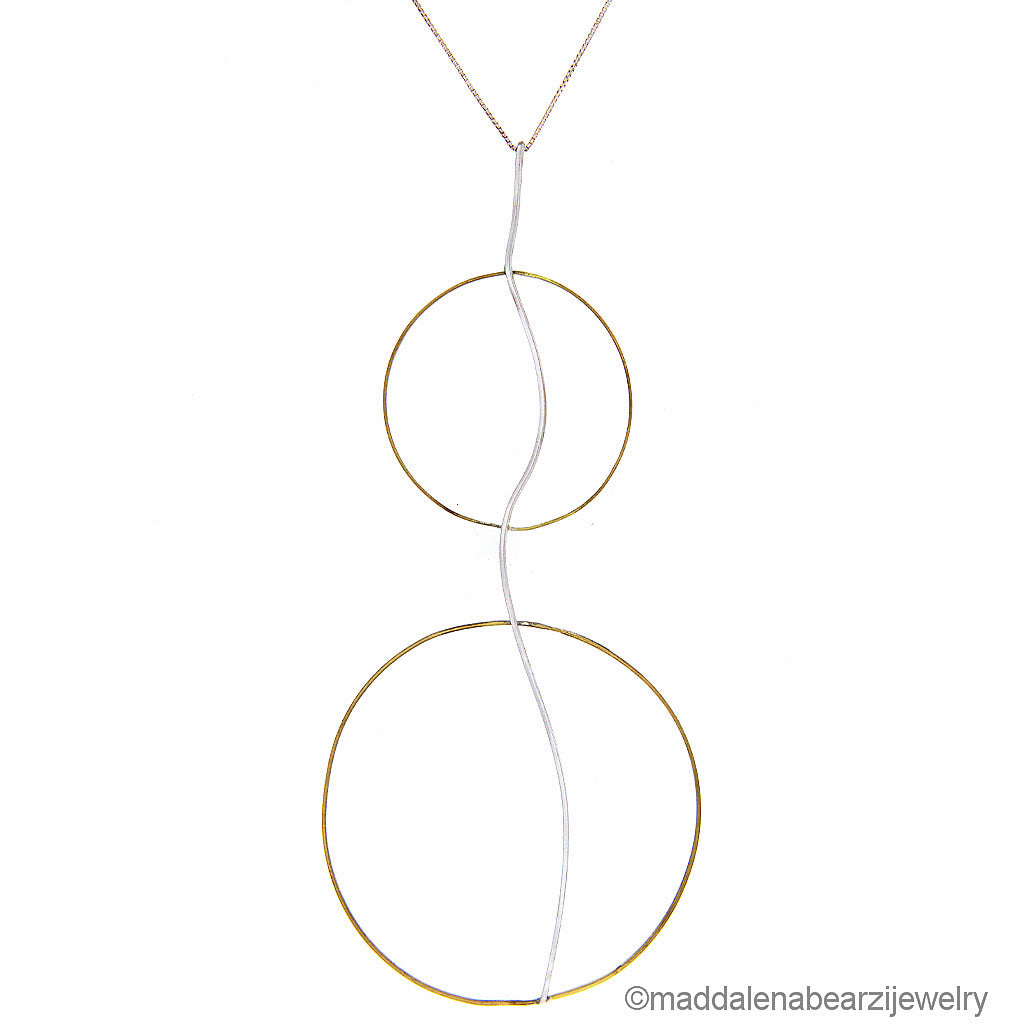 onda-doppia-italian-designer-necklace-in-hammered-silver-brass