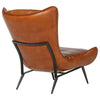 Luxurious Full Grain Leather Accent Chair