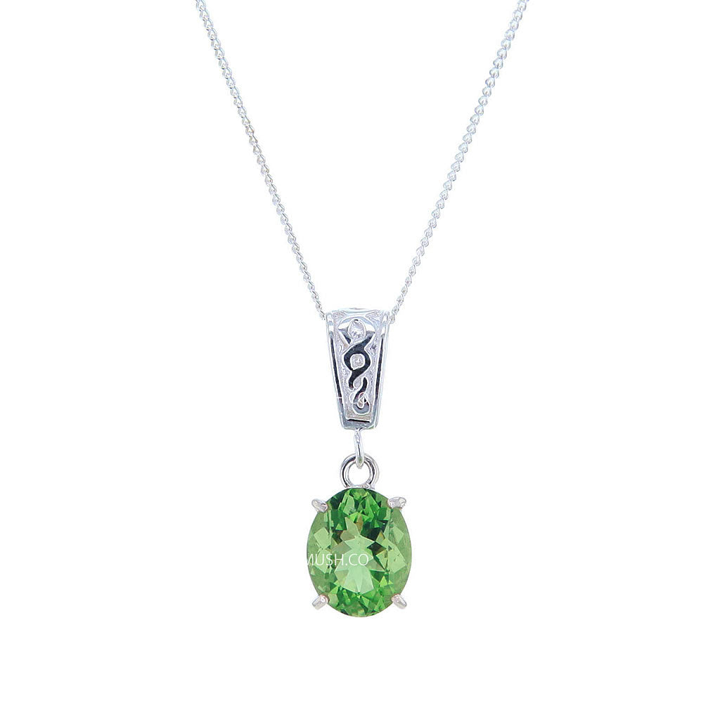 oval-cut-green-fluorite-sterling-silver-pendant-necklace