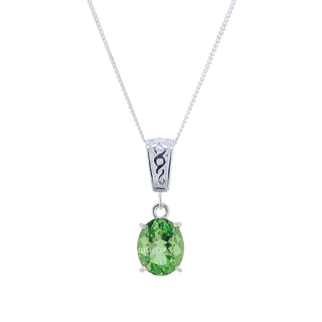 oval-cut-green-fluorite-sterling-silver-pendant-necklace