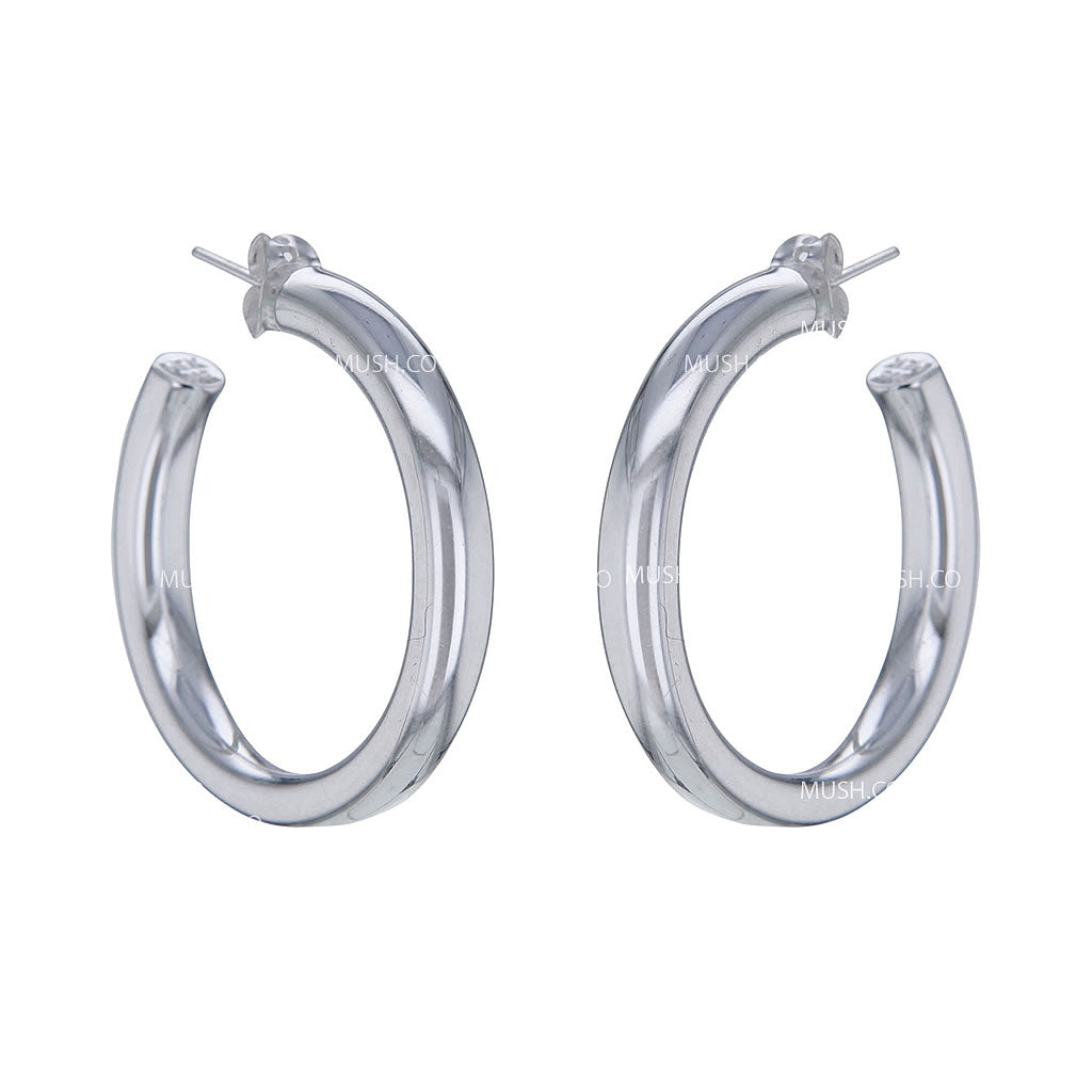 lightweight-sterling-silver-hoop-stud-earrings