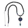 Raw Lapis Lazuli Stone & Turquoise Dangle Designer Necklace