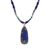 Raw Lapis Lazuli Stone & Turquoise Designer Necklace