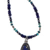 Raw Lapis Lazuli Stone & Turquoise Designer Necklace