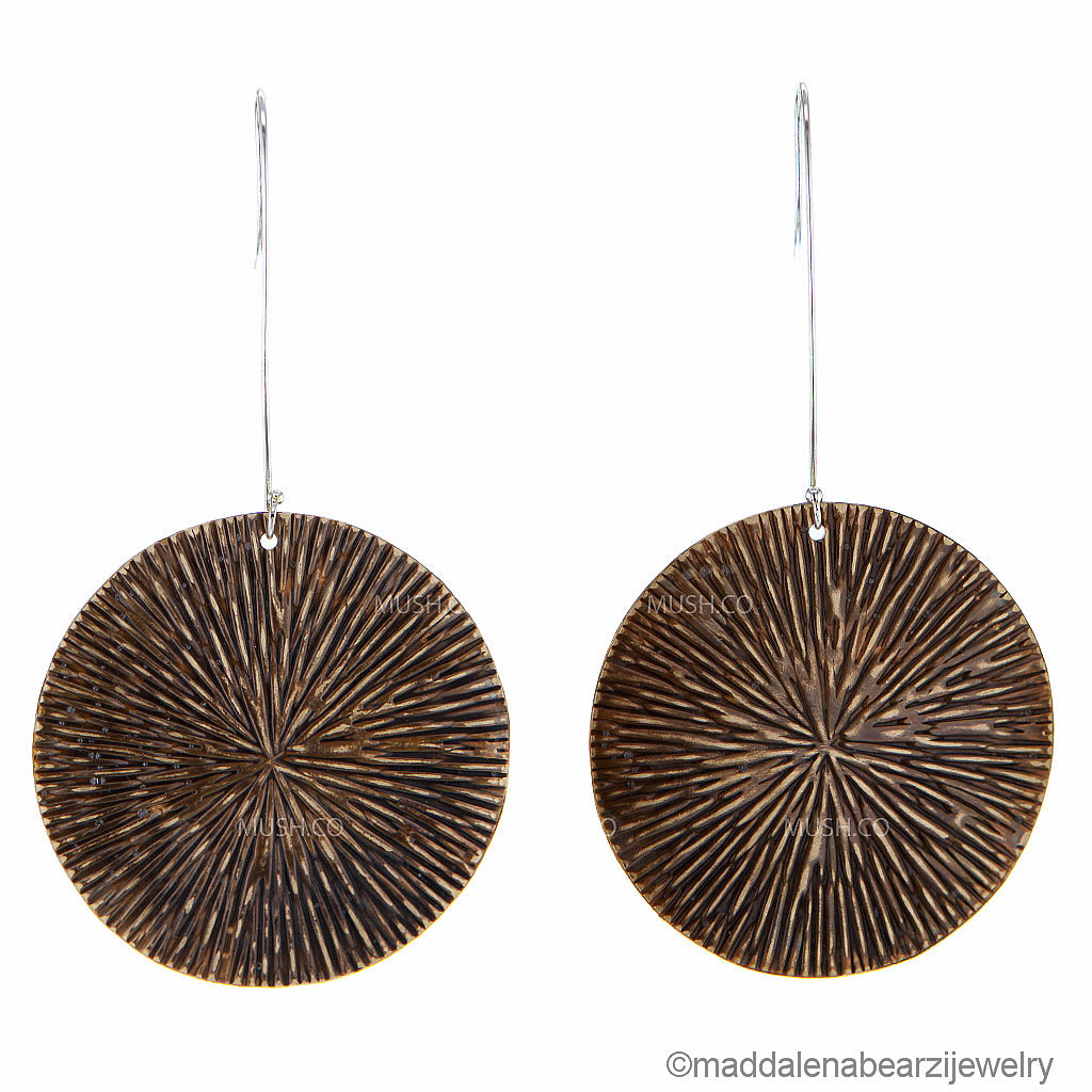 Sea Urchin One of a Kind Handmade Designer Earrings Hollywood