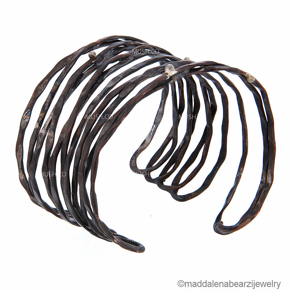 relitto-scuro-oxidized-copper-sterling-silver-bracelet-with-silver-baubles