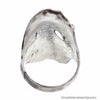 Organic Handmade Italian Designer Ring in Oxidized Sterling Silver Size 7