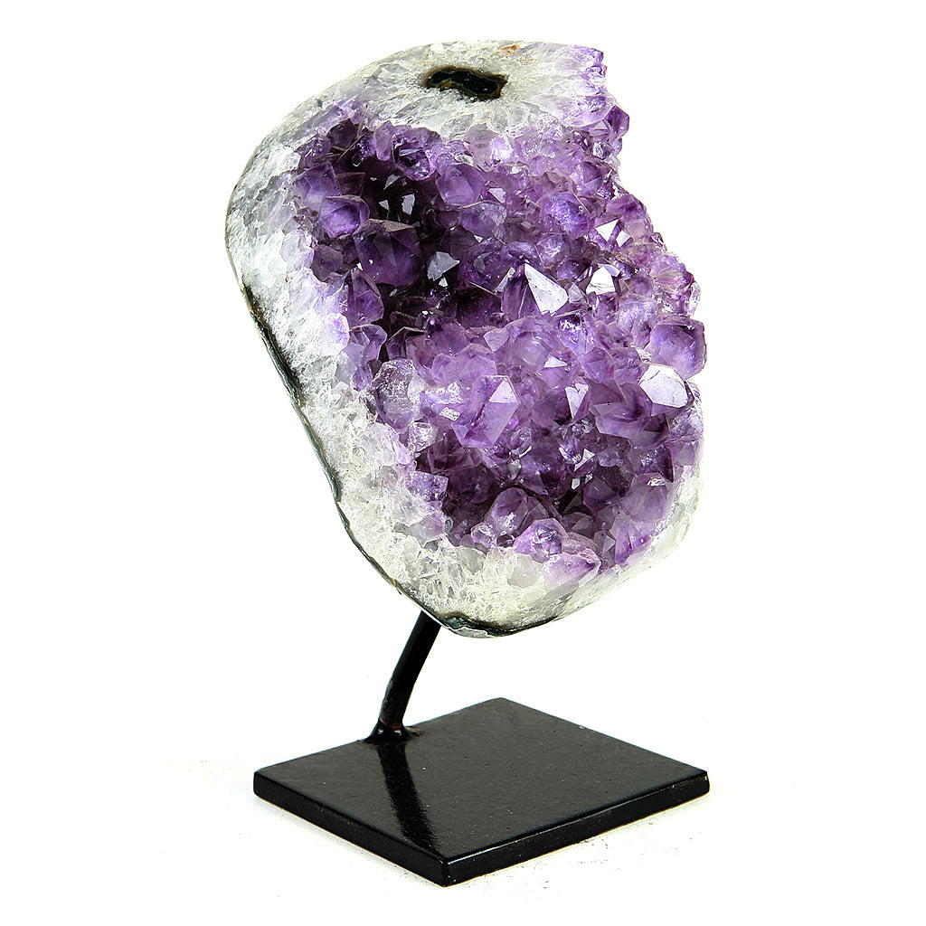 Amethyst Druse Geode on Stand Hollywood