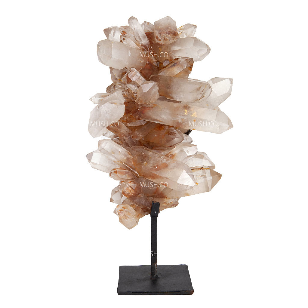 quartz-crystal-zeolite-points-on-stand