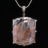 Rare Quartz Within Crystal Statement Pendant Necklace