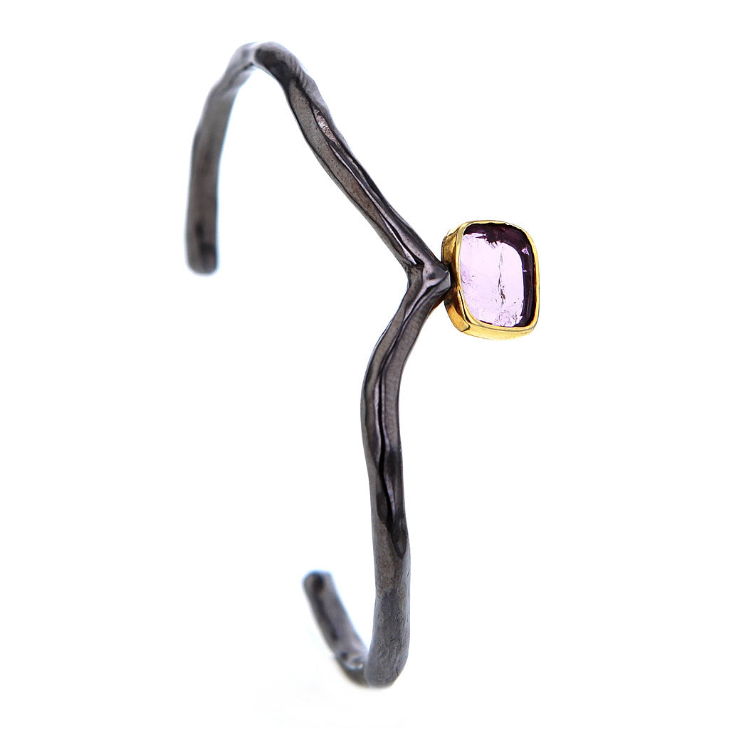 pink-tourmaline-in-14k-gold-plate-rhodium-plated-sterling-bangle-bracelet