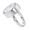 Herkimer Diamond Rattler Ring in Sterling Silver