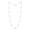 Natural Ruby on 14kt Solid Gold Necklace
