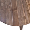 32" Round Teak Wood Coffee Table