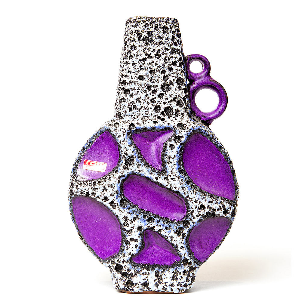 modernist-white-fat-lava-ceramic-banjo-vase-313-purple-series