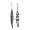 Spear Ancient Fossil Artifact Earrings