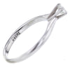 Vintage 14K White Gold Diamond Wedding Ring Size 5