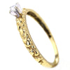 Vintage 14 K Gold Diamond Engagement Ring & Band Box Set Size 6.5