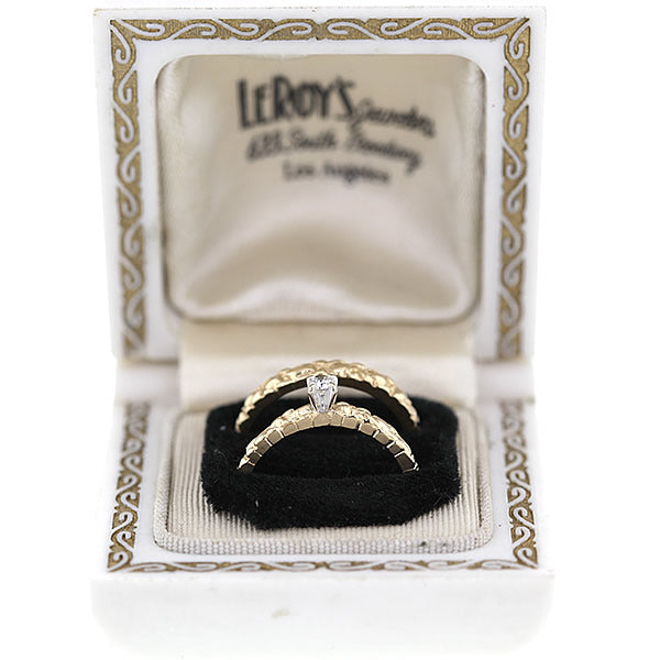 vintage-14-k-gold-diamond-engagement-ring-band-box-set-size-6-5